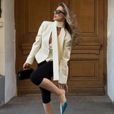 Tornova V-neck Ribbon Shirt Cardigan For Women Striped Print Long Sleeve Buttons Office Lady Top Elegant Female Blousers Outwear voguable