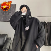 Voguable Hoodies Male Clothes Hip Hop Hooded Blue Sweatshirt For Men Emo Warm High Quality Luxury S Sweat Shirt Wholesale Low Price voguable