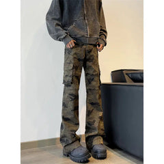 Military Tactical Cargo Pants Men Straight Leg Camouflage Outdoor Work Hiking Durable Jogger Trousers Streetwear Clothing voguable