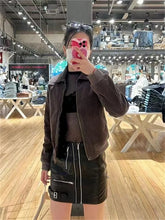 Fashion Women Jacket 2023 Winter Casual Ladies Vintage Loose Zipper Long Sleeves Lapel Corduroy Jacket For Women's Jacket voguable