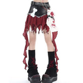 Voguable 2024 New Women Patchwork Skirt Vintage Y2k Skirt Harajuku Korean Style Streetwear Elegant Fashion Lattice A-line Mini Skirt voguable