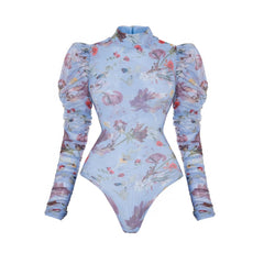 New 2Pcs Ruffle Swimsuit Women Sexy Bikini Strappy Swimwear Floral Bikini Push Up Biquini Female Bathingsuit Slimming Beachwear voguable