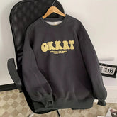 Voguable Men's and women's Hoodie Sweatshirt Clothing Letter Print Loose Harajuku Streetwear 2024 New Autumn and Winter Hoodies voguable