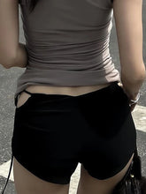 Voguable Sexy Hot Girl Mini Shorts Low Rise Lace-up Fashion Korean Casual Slim Women'S Panties Bottoms Y2K Short Pants Summer voguable