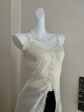 Voguable 2000s Vintage Y2k Clothing Korean 2 Piece Skirts Sets Women Casual Y2k Crop Top Blouse + Strap Mini Dress Japanese Beach Party voguable