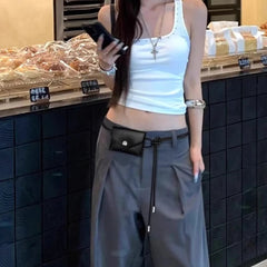 Trendy Mini Purses and Handbags Sweet Y2k Aesthetic Fashion Casual Waist Packs Luxury Design All Match Vintage Bags for Women voguable