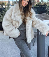 TRAF Metal Color Sequin Woven Jacket For Women Loose Stand Collar Long Sleeve Coat Autumn Winter Chic Female Outerwear voguable