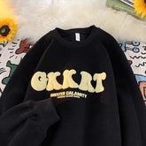 Voguable Men's and women's Hoodie Sweatshirt Clothing Letter Print Loose Harajuku Streetwear 2024 New Autumn and Winter Hoodies voguable