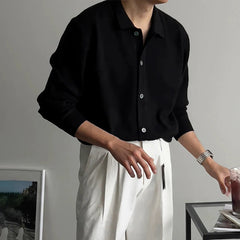 New Korean Luxury Men Cardigan Trendy Textured Long Sleeve Buttoned Korean Leisure Sweater Coats Premium Quality Knitwear M-3XL voguable