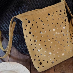 Women All Match Travel Shoulder Bags Hollow Out Casual Vintage Y2k Aesthetic Underarm Bag Streetwear Trendy Purses and Handbags voguable