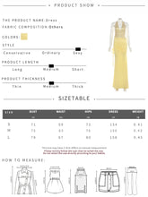 Voguable Patchwork Dress Women Fake Diamond Decoration Halter v-Neck Backless Folds Elegant Dinner Party Vacation Vestidos voguable