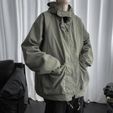 Fall Winter Thickened Work Jacket Korean Style Trendy Hooded Jacket Men 2025 New Versatile Loose Fashion Top Aesthetic Urban voguable