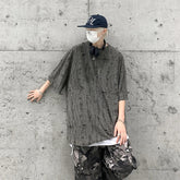 Summer Men's T-shirts Women Oversized Korean Style Casual Seven Sleeves T-Shirt Fashions Harajuku T-Shirt Male Solid Simple Tee gotmes-shop