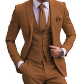 Voguable XS-6XL New Blazer+Vest+Pants Men's Fashion Business Gentleman Professional Formal Dress Version Banquet Dress Suit voguable