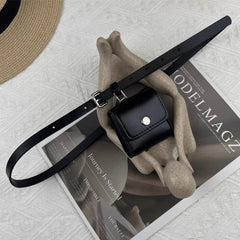 2025 Women New Solid Vintage Mini Handbags All Match Y2k Aesthetic Simple Belt Top-Handle Bags Fashion Casual Waist Packs Trendy voguable