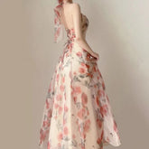 Voguable Long Dresses Womens Clothing French Elegant Party Dressess Female 2025 Summer New Fashion Versatile Beach Style Evening Dresses voguable