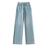 Japanese 2000s style y2k jeans for women denim pants vintage clothes baggy jeans blue loose wide leg high waist jeans black Pbong