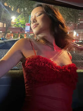 Spaghetti Strap Mesh Pleated Sexy Crop Tops Women Red Strapless Sleeveless Backless Skinny Club Tank Tops Clubwear voguable