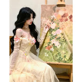 Light Luxury Dress for Women New Gentle Romantic Style Fairy Mesh voguable