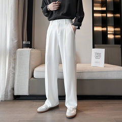 Black Suit Pants Men Slim Fit Social Mens Dress Pants Korean Casual Straight Pants Mens Office Formal Trousers Large Size 5XL voguable