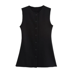 autumn new women's fashion temperament commuting slim fit versatile round neck vest trumpet leggings set Pbong