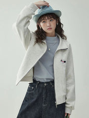 Cartoon Cute Sweatshirts Women Vintage Streetwear Long Sleeve Loose Tops Japan Kawaii Female Retro Pockets Fall Outwear New voguable