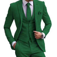 Voguable XS-6XL New Blazer+Vest+Pants Men's Fashion Business Gentleman Professional Formal Dress Version Banquet Dress Suit voguable
