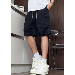 Unisex Loose Fit Summer Outdoor Sports Shorts Men Large Pockets Lightweight Casual Athletic Hiking Gym Comfortable Breathable voguable