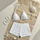 Voguable Sexy Push Up Bra High Waist Bikinis Sets Women White Polka Dot Print Swimsuit Summer Holiday Bathing Suit Two Piece Swimwear voguable