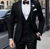 Voguable New Men's Suit 3-Pieces Set (Jacket+Pants+Vest) Wedding/Party/Office Coat and Vests Trousers Sizes XS-6XL voguable