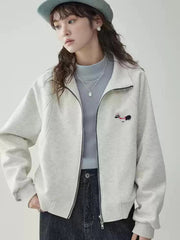 Cartoon Cute Sweatshirts Women Vintage Streetwear Long Sleeve Loose Tops Japan Kawaii Female Retro Pockets Fall Outwear New voguable