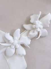 Three-dimensional Flowers Dresses Women's Sleeveless High Waist Elegant Evening Dress Female 2025 New Clothing voguable