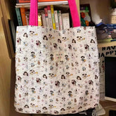 Sweet Kawaii Dog Print Canvas Underarm Bag High-capacity Cartoon Harajuku Shoulder Handbags Trendy Women Tote Bags Y2k Aesthetic voguable