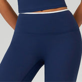 Voguable Solid Color Butter Tight Fitness High Waist Yoga Legging Soft Women Sport Pant Athletic Gym Comprehensive Training Sportswear voguable