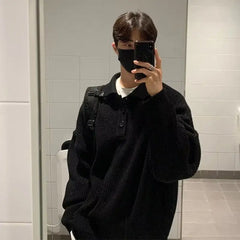 Voguable T Shirts for Men Polo Black Baggy Male Clothes Knit Tops Full Sleeve Y2k Social Tee Winter Long Designer Funny One Piece F A Xl voguable