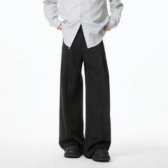 Spring 2025New Design Patchwork Casual Trousers man Loose Wide Leg Waist Comfort Stretch Elastic Athleisure Pants Travel Fashion voguable