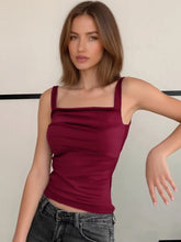 New Women Tank Tops Summer Solid Sexy Backless Streetwear Casual Slim Sleeveless Camisole Fashion Folds Tank Tops Lady Clothing voguable