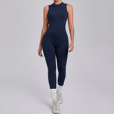 Voguable V Backless One Piece Women Training Yoga Sportswear Women Sports Jumpsuit Fitness Rompers Stretch Female Workout Bodysuits voguable