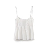 White Corset Top Women Sexy Backless Crop Top Summer Beach Bustier Top Streetwear Camis Holiday ropa de mujer voguable