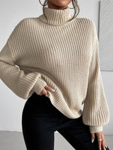 New autumn and winter high neck long sleeved pullover sweater voguable