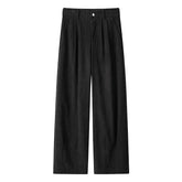 Brown Corduroy Pants Men Fashion Black Casual Pants Men Streetwear Hip-hop Loose Wide Leg Pants Mens Vintage Trousers M-3XL voguable