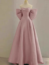 Voguable elegant Strapless A-line Evening Dress With Big Bow Sexy Sleeveles Formal Pageant Prom Gown Customized Floor Length Prom Dresses voguable
