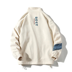 Voguable Men Bomber Jacket And Coats Letter Printed Outerwear Streetwear 2024 Fashion Plus Size Loose Windbreaker Coat Male Clothing 5XL voguable