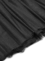 High End Embroidery Floral A-line Dress For Women Butterfly Sleeve Mesh Round Neck Evening Long Dresses Summer voguable