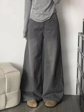 Voguable Striped Vintage Loose Jeans High Waist Streetwear Harajuku Women Casual Denim Pants American Retro Fall Winter Wide Leg Trouser voguable
