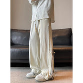 Voguable Men's Lightweight Cooling Straight-Leg Casual Pants Draped Trousers Breathable Stylish Bottom for Summer M-8XL voguable
