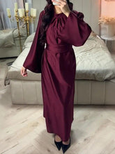 Voguable Autumn/Winter New Women's Fashion Elegant High End Long Sleeve Long Skirt Dress Women's Wear voguable