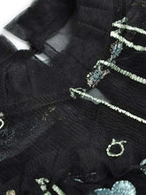 High End Embroidery Floral A-line Dress For Women Butterfly Sleeve Mesh Round Neck Evening Long Dresses Summer voguable