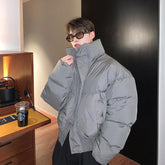 Stand Collar Short Puffer Jacket mysite