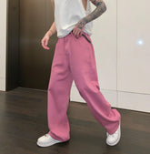 Summer Thin Straight-leg Wide-leg Jeans mysite